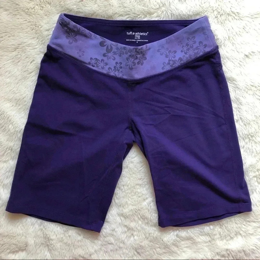 Tuff Athletics Purple Workout Shorts Size  XS